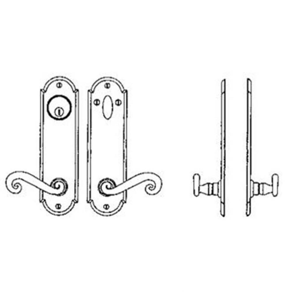 Entry Tubular or Mortise set - Complete full dummy set to match 144 fonction