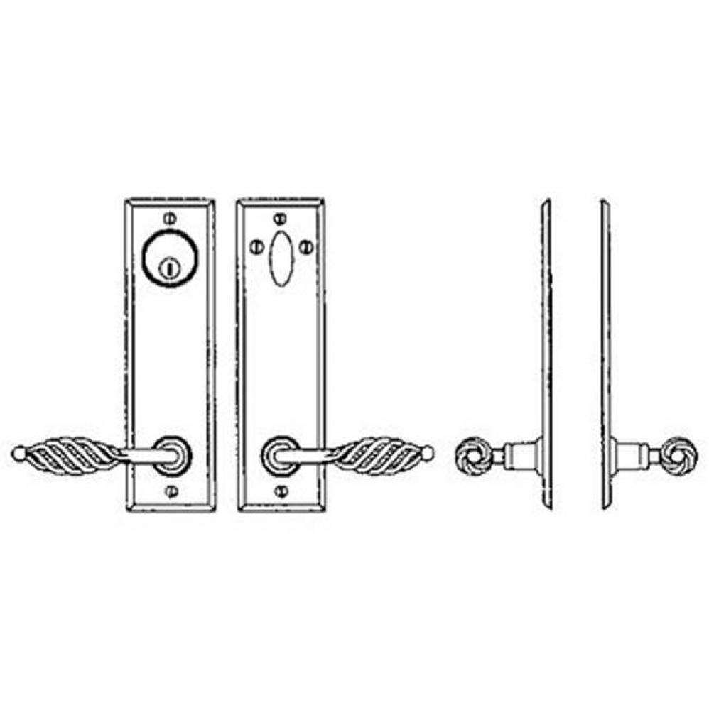 Entry Tubular or Mortise set - Complete full dummy set to match 25 fonction