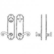 Bouvet 4613-101-007 - Entry Tubular or Mortise set - Complete full dummy set to match 144 fonction