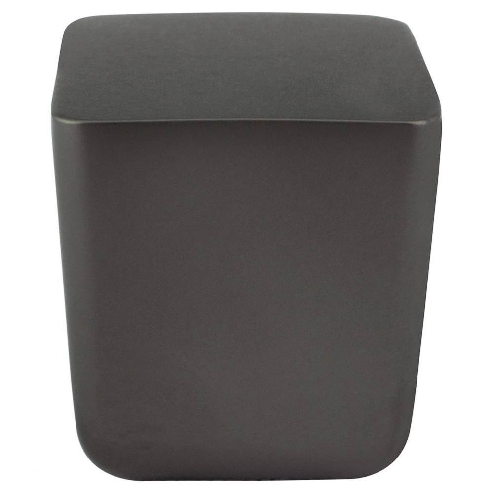 Mini Charcoal Gray Large Square Knob