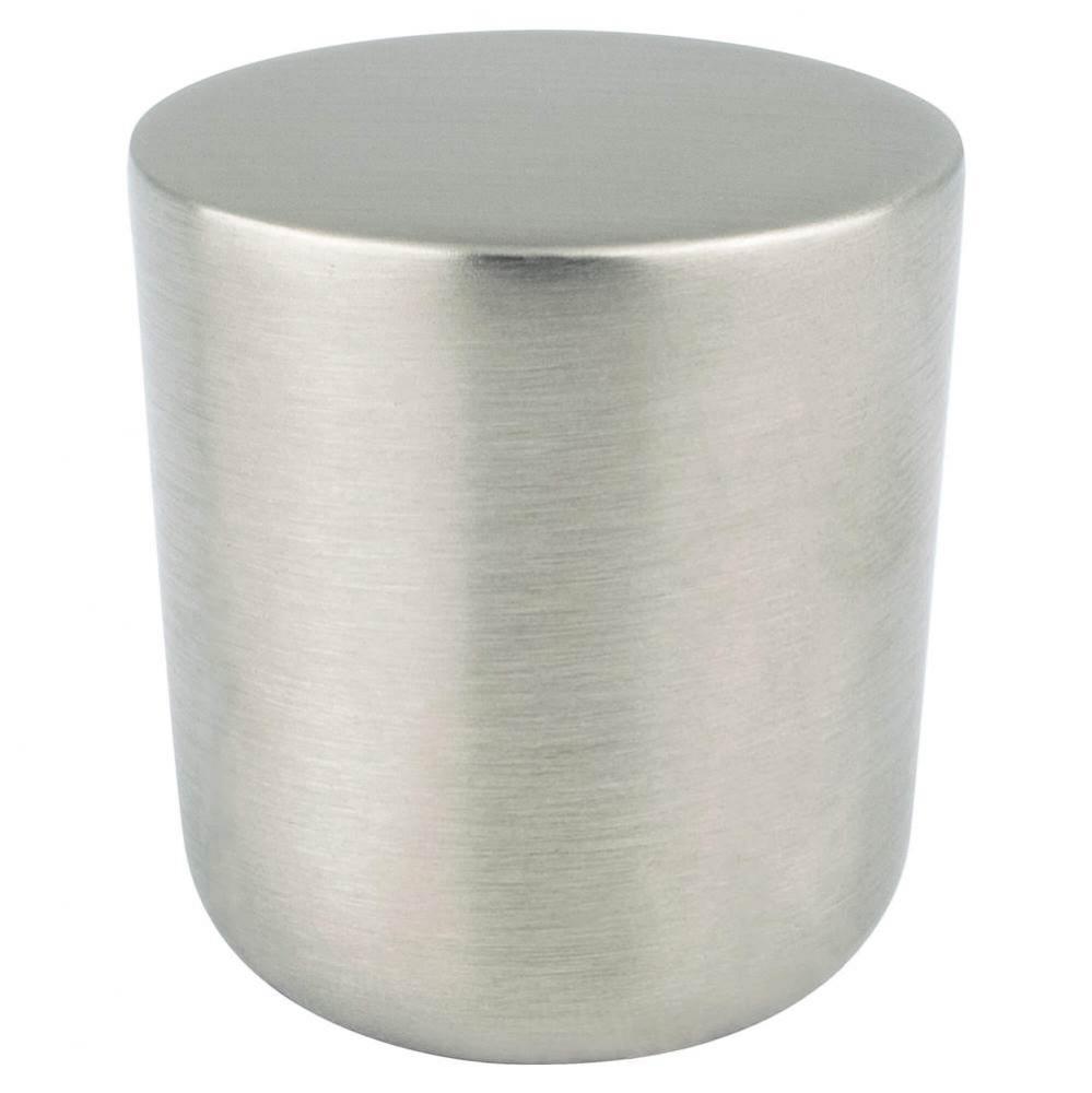 Mini Brushed Nickel Large Round Knob