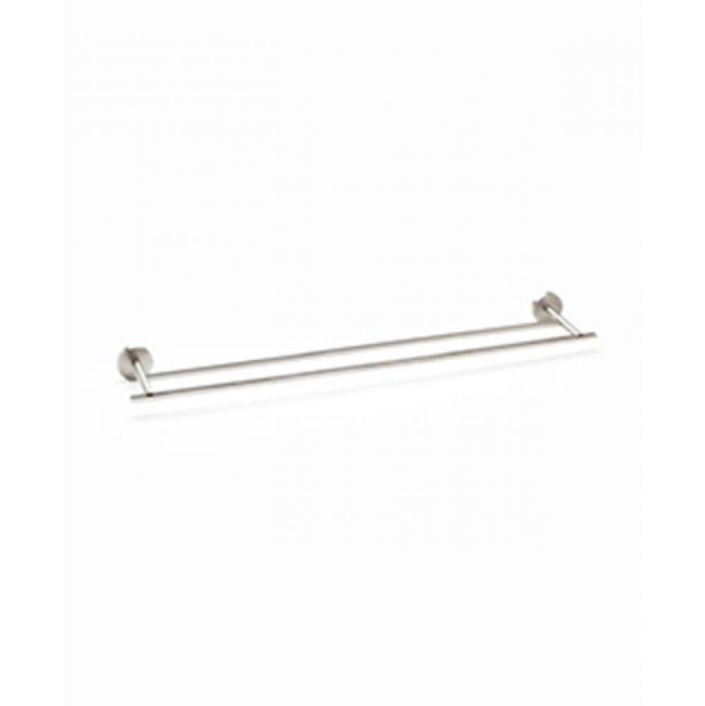 Barely There Brushed Nickel DB Towel Bar