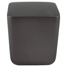 R. Christensen 1332-10CG-C - Mini Charcoal Gray Large Square Knob