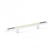 R. Christensen 9747-1000-P - Dash 96mm Polished Chrome with Lime Pull