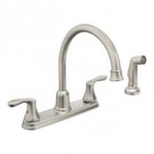 Cleveland Faucet 40619CSL - Chrome two-handle high arc kitchen faucet