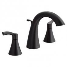 Cleveland Faucet 58912BL - Matte black two-handle high arc bathroom faucet