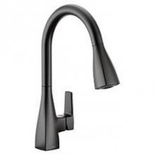 Cleveland Faucet 76162BL - Matte black one-handle high arc pulldown kitchen faucet