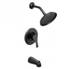 Cleveland Faucet T58913EPBL - Matte black cycling tub/shower