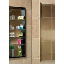 Century Bathworks 1540-4-BL-B-O-O-O - 15x40 Bevel Straight Medicine Cabinet