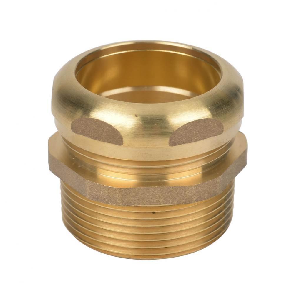 1-1/2In. Male Waste Conn W/Stop Brass Nut