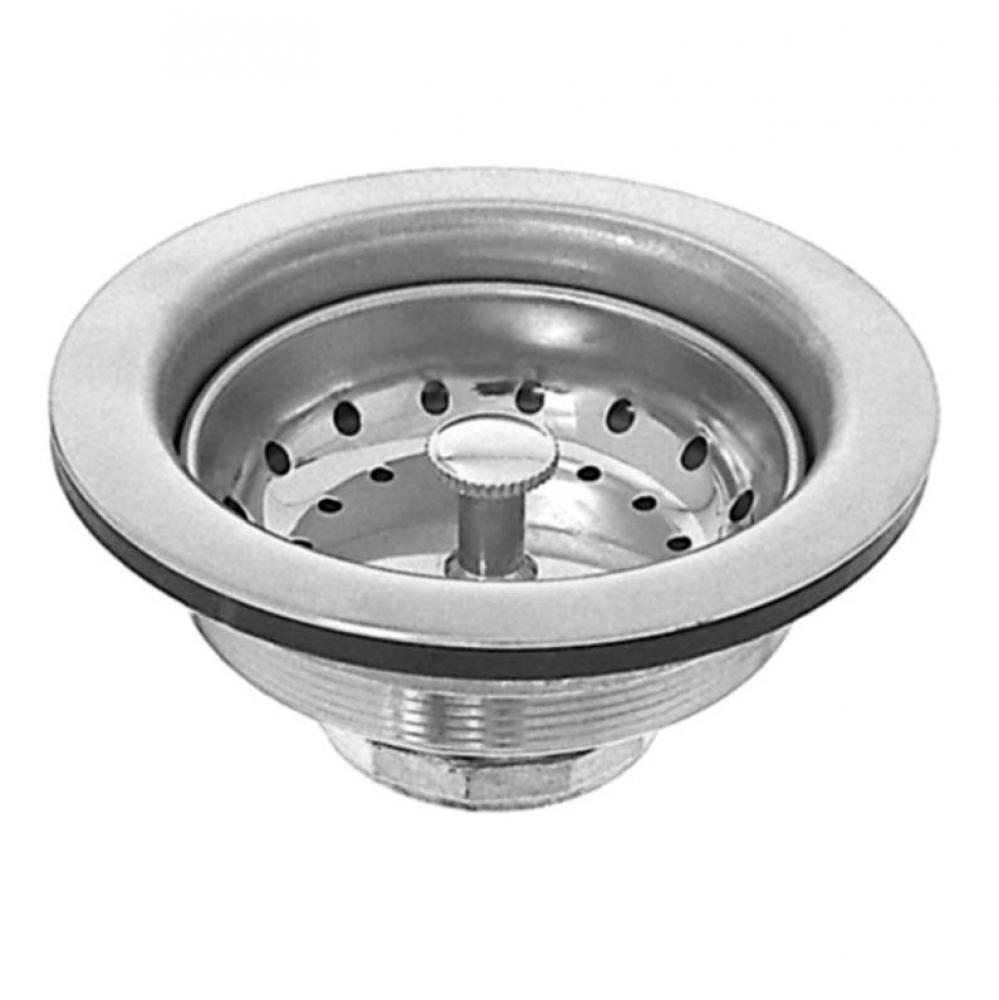 Basket Strainer Ss Plastic Post W/Tailpiece