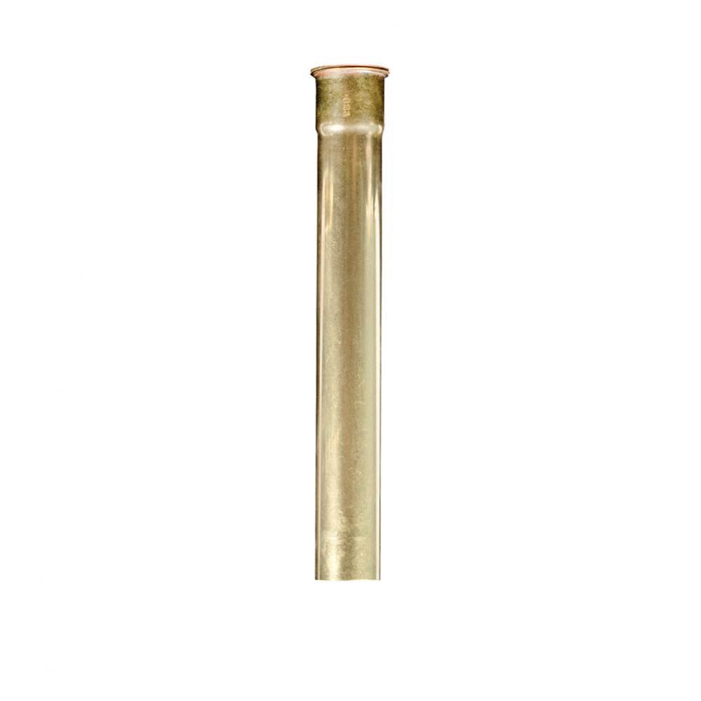 Ext Tube Sj 1.5 X 12, 20 Gauge Brass Nut, Unfinished