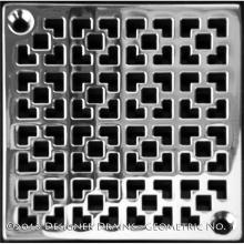 Designer Drains GEO1-SSP360188 - Geometric Squares No.