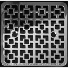 Designer Drains GEO1-SPQ450909136 - Geometric Squares No.