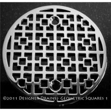 Designer Drains GEO1-SP400264090 - Geometric Squares No.