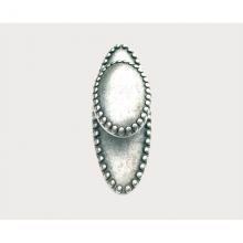 Emenee LU1274 - Oval Beaded Pull w/Backplate