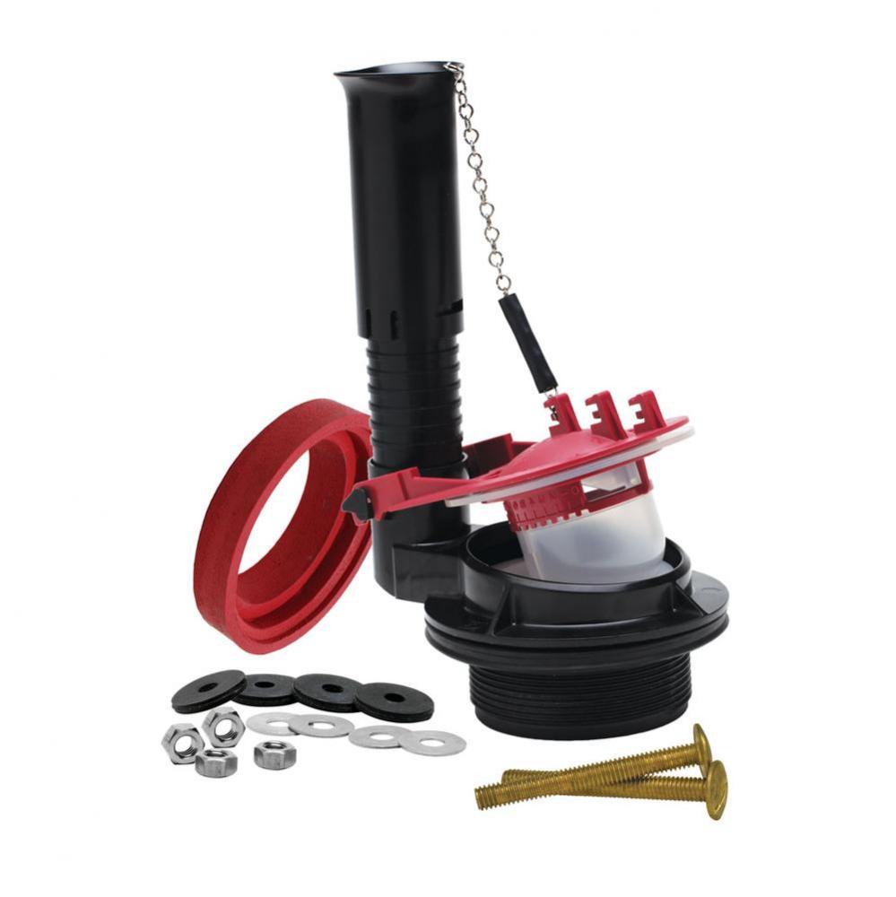 Adjustable 3'' Toilet Flush Valve Kit