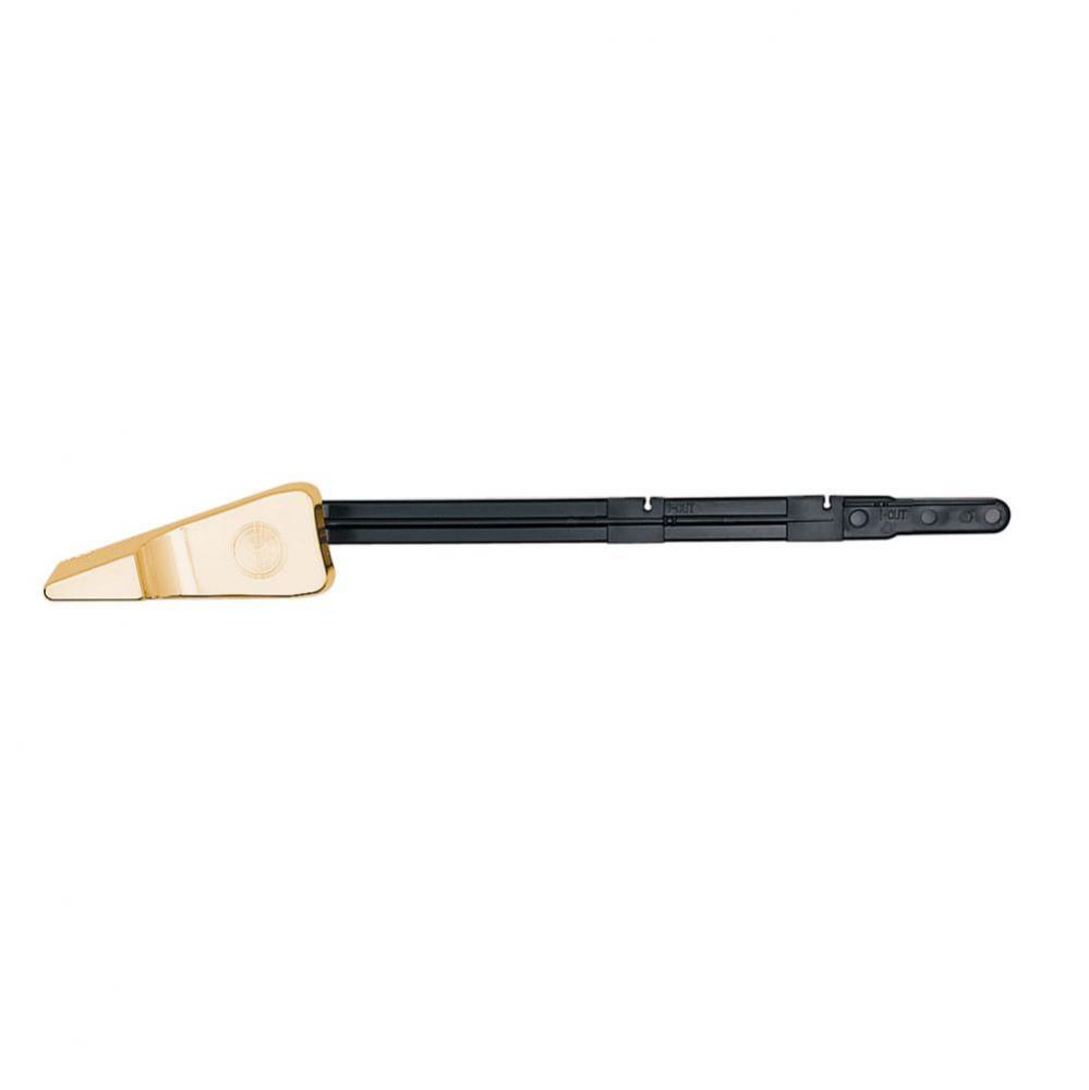 Standard polished brass finish handle. Universal fit. Easy to install. Plastic arm