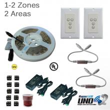 Gap Supply VIVID-KIT-2A-UNO16 - Vivid Uno 2 Area 2 Zone Led Strip Light Kit 16