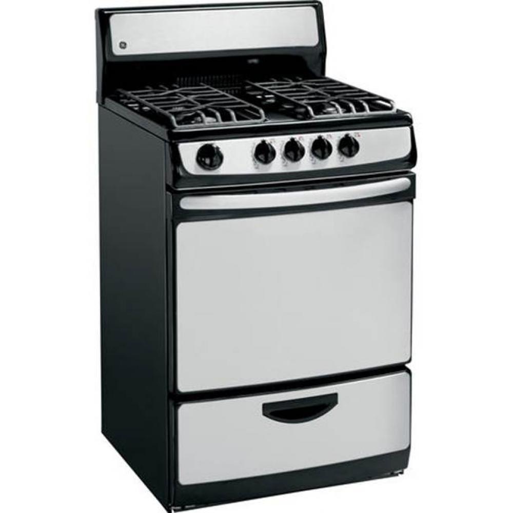 GE® 24'' Standard Clean Free-Standing Gas