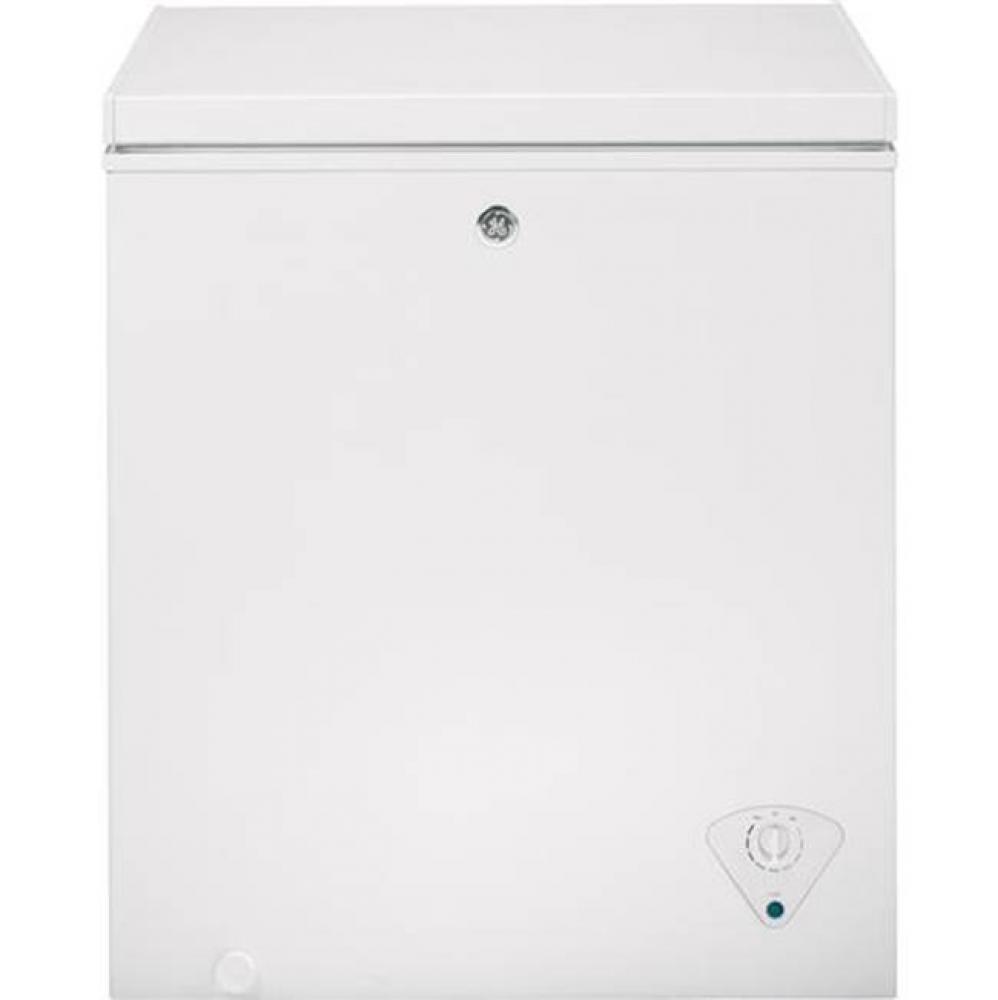 GE 5.0 Cu. Ft. Manual Defrost Chest Freezer