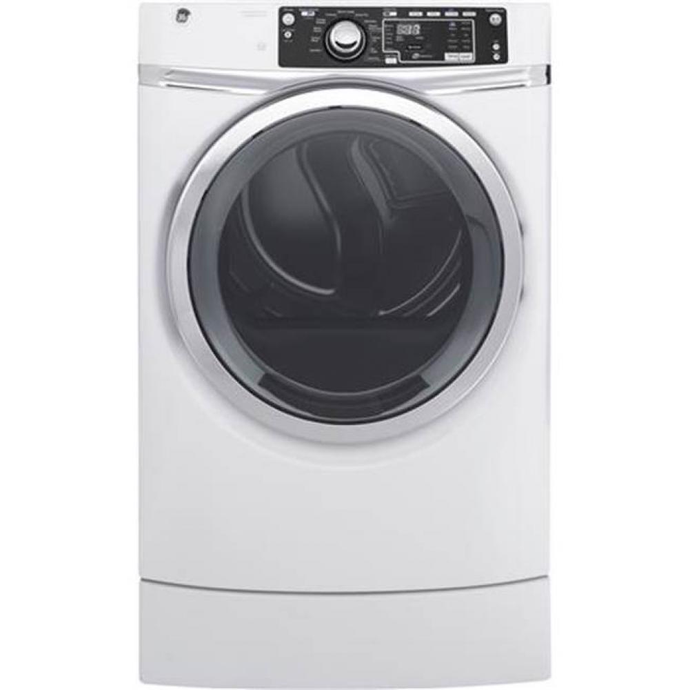 GE® 8.3 cu. ft. Capacity RightHeight? Front Load Electric ENERGY STAR® Dryer with