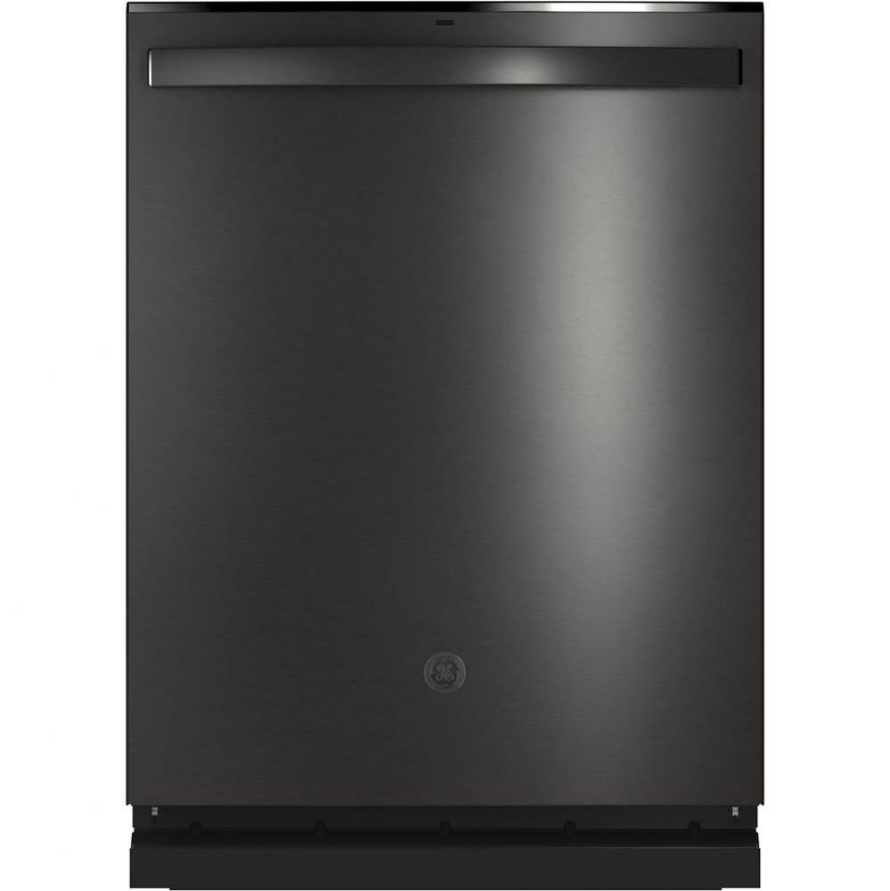 GE Stainless Steel Interior Dishwasher with Hidden Controls