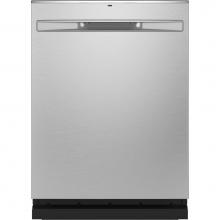 GE Appliances GDP665SYNFS - GE Stainless Steel Interior Fingerprint Resistant Dishwasher with Hidden Controls