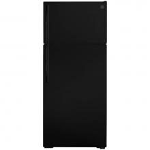 GE Appliances GIE18GTNRBB - GE ENERGY STAR 17.5 Cu. Ft. Top-Freezer Refrigerator