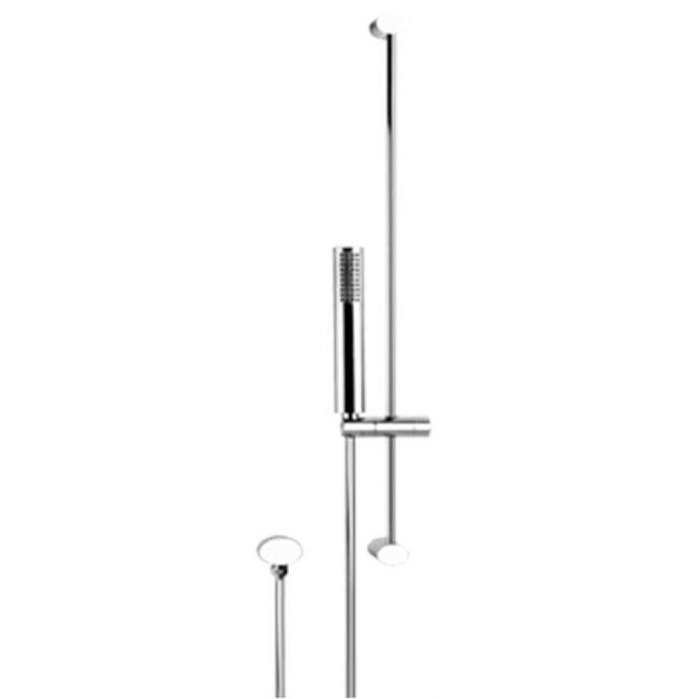 Handshower And Adjustable Sliding Rail Set, Adjustable Bar, Adjustable Hook, 59'' Flex H