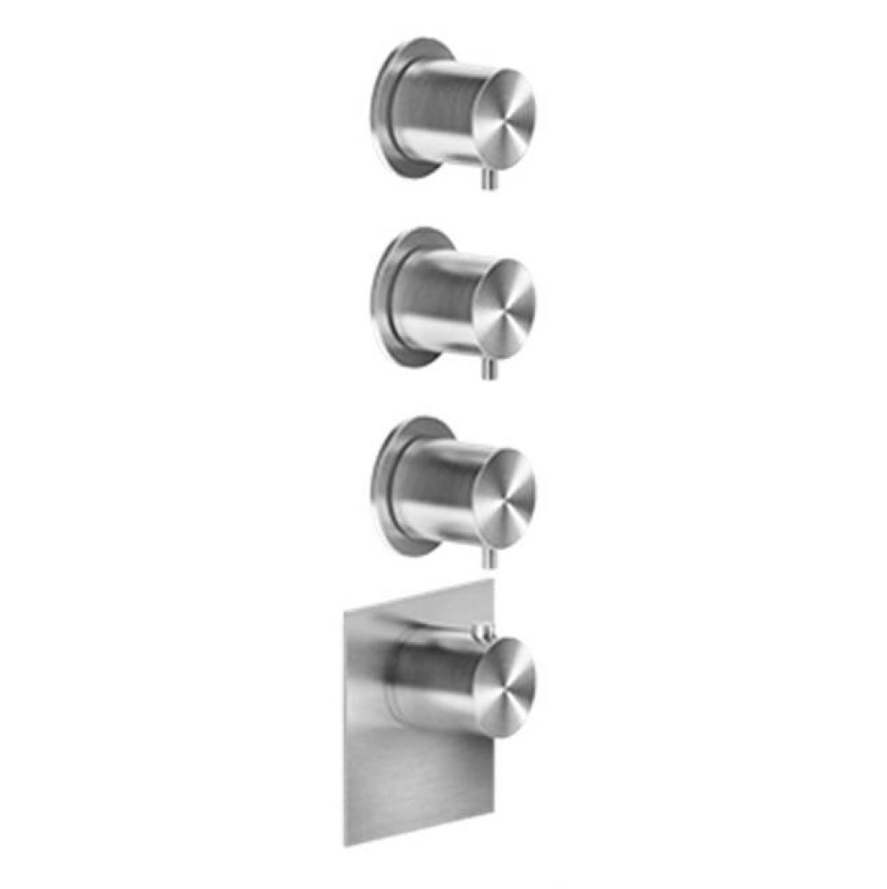 TRIM PARTS ONLY External parts for thermostatic with 3volume controls