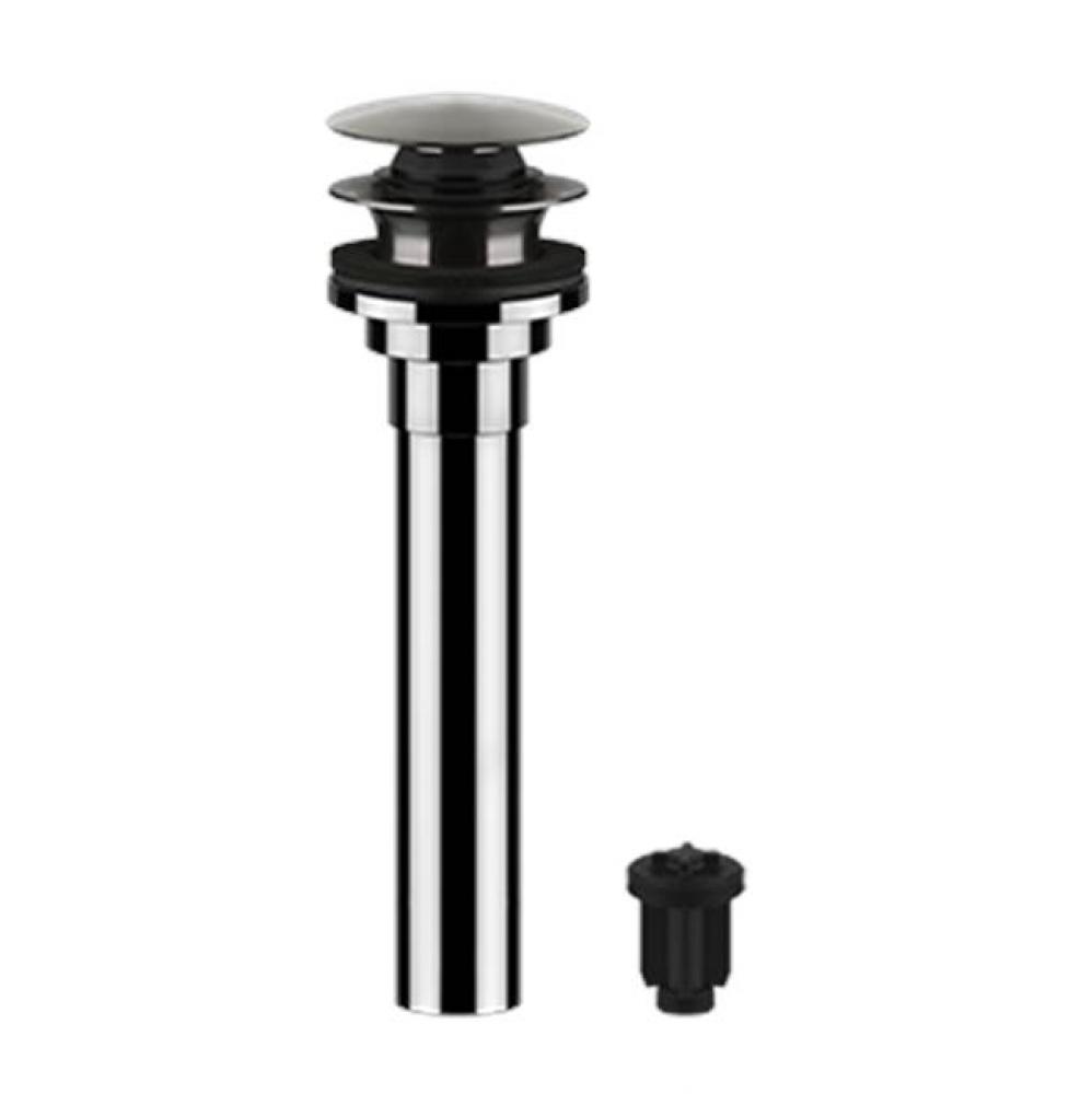 1 1/4'' push drain with or without overflow feature - Recommended for Gessi 316 Collecti