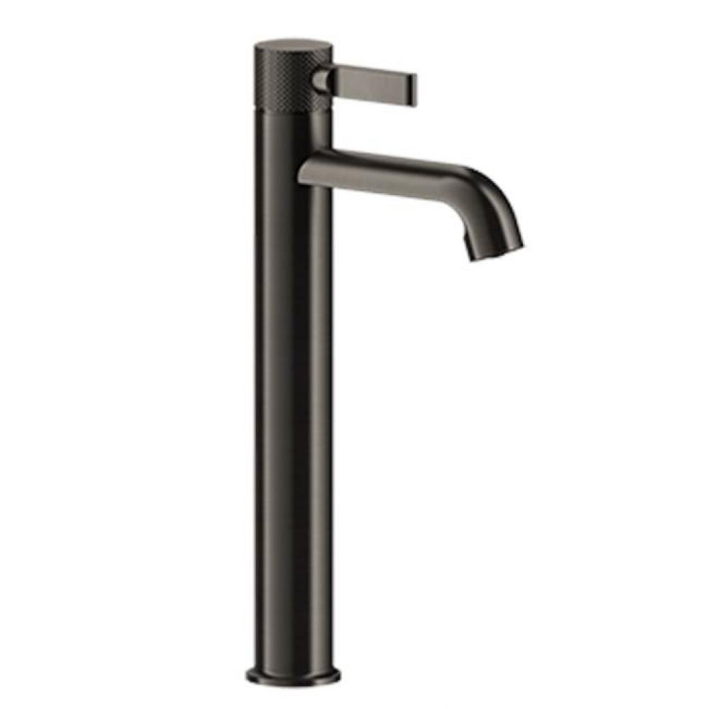 Tall single lever washbasin mixer without pop-up assembly