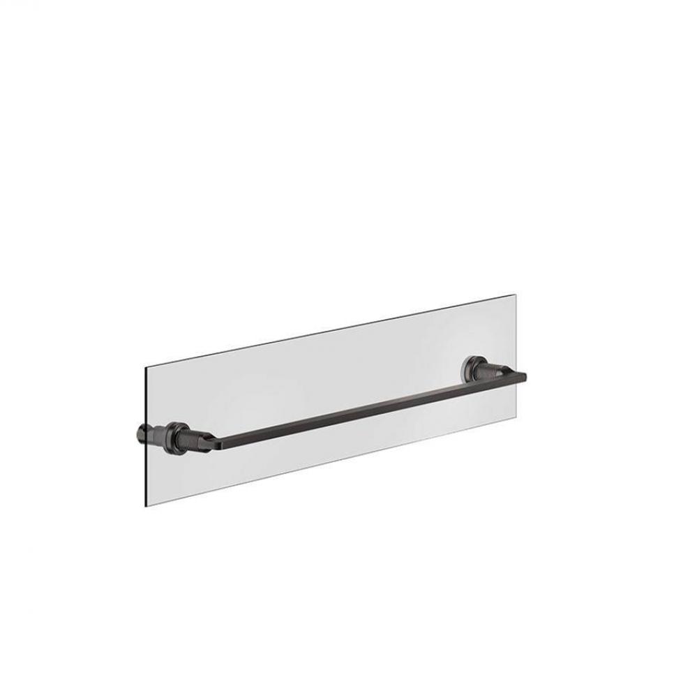 Towel rail for glass fixing - 24'' length