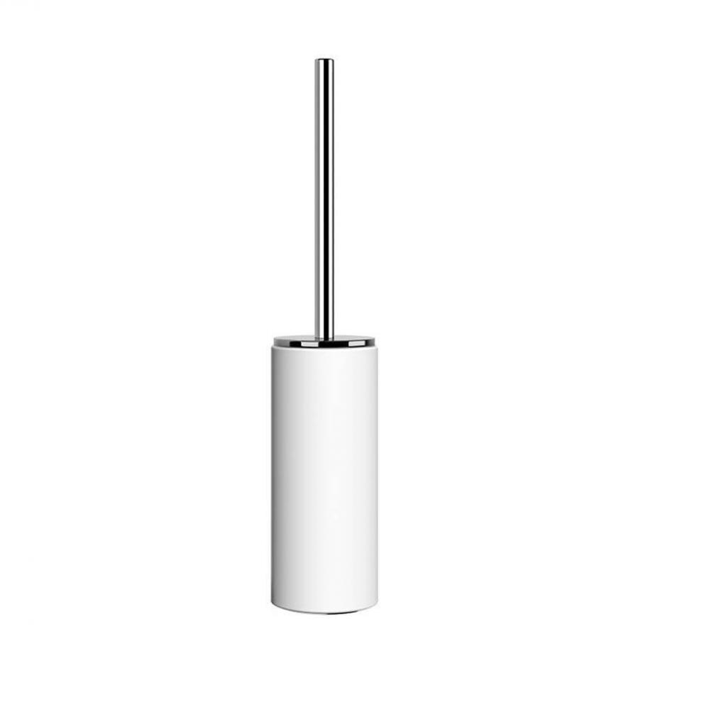 Standing brush holder, white