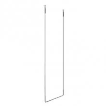 Gessi 38141-031 - Ceiling Mounted Towel Bar, 2’ 3/16'' Wide X 5’ 10-7/8'' Long, Mounting Bra