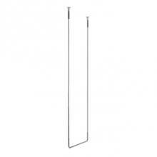 Gessi 38144-031 - Ceiling mounted towel bar, 18''-1/4” wide X 63” long