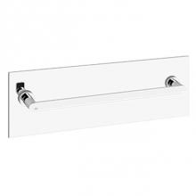 Gessi 38918-031 - 18'' towel rail for glass fixing