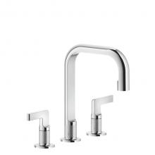 Gessi 58014-031 - Widespread washbasin mixer without pop-up assembly