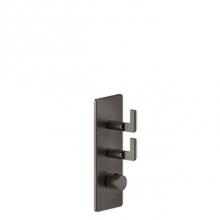 Gessi 58204-031 - TRIM PARTS ONLY External parts for thermostatic with 2 volume controls