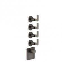 Gessi 58218-031 - TRIM PARTS ONLY External parts for thermostatic with 4 volume controls