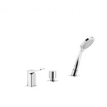 Gessi 59043-031 - Three-hole roman tub set