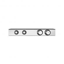 Gessi 65252-031 - TRIM PARTS ONLY External parts for thermostatic shelf mixer for two simultaneous functions, with p