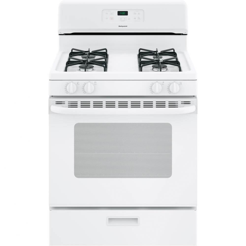 Hotpoint 30'' Free-Standing Standard Clean Gas Range