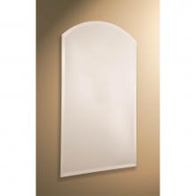 GlassCrafters C-ABM-2030 - 20'' x 30'' Decorative Frameless Arched Mirror with  Beveled Edge