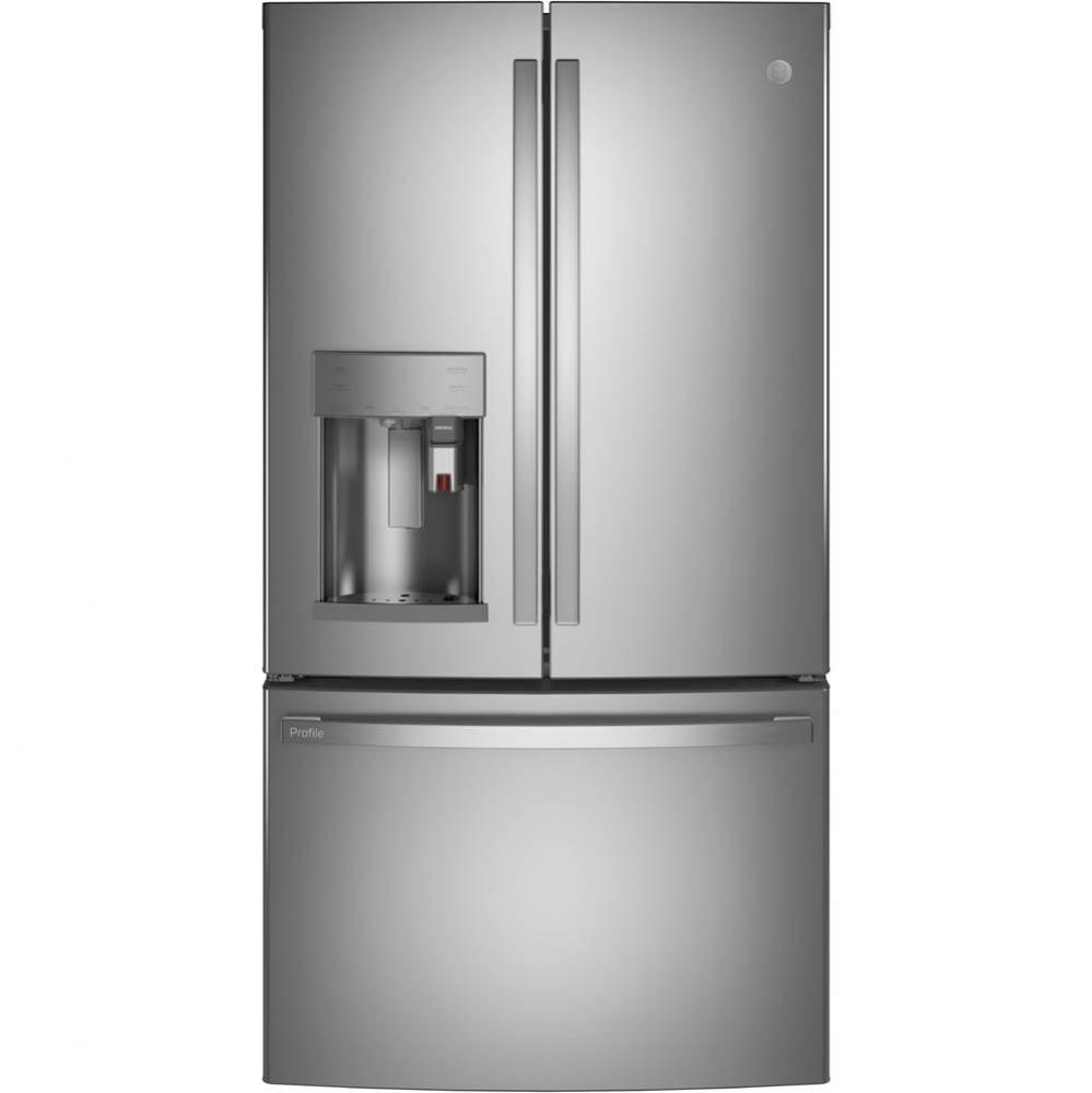 GE Profile Series ENERGY STAR 27.7 Cu. Ft. Smart Fingerprint Resistant French-Door Refrigerator wi