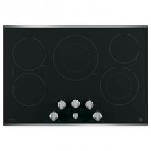 GE Profile Series PP7030SJSS - GE Profile 30'' Built-In Knob Control Electric Cooktop