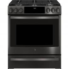 GE Profile Series PGS930BELTS - GE Profile 30'' Smart Slide-In Front-Control Gas Range