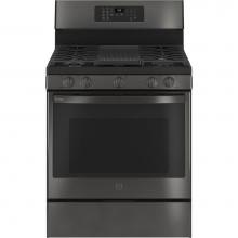 GE Profile Series PGB935BPTS - Smart 30'' Free-Standing Self Clean Gas Range With No Preheat Air Fry