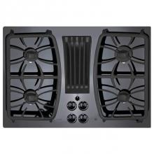 GE Profile Series PGP9830DJBB - GE Profile 30'' Built-In Gas Downdraft Cooktop